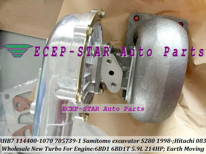 Turbo T04B 114400-1070 1144001070 705739-5001S 705739-0001 TB4150 For Sumbitomo 280 loader S280 Excavator For Hitachi 083 6BDIT