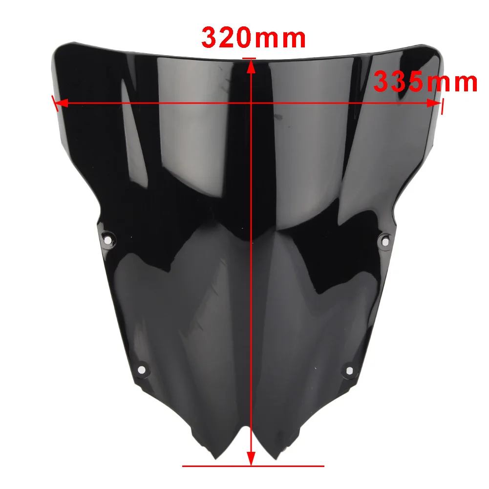 Motorcycle Windshield Windscreen Wind Deflector Protector For Yamaha YZF R6 600 2008 2009 2010 2011 2012 2013 2014 2015 2016 image 3