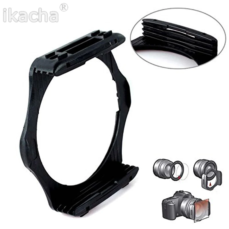 Переходное кольцо для объектива камеры 2 в 1, металлическое кольцо-адаптер для объектива Cokin P, держатель фильтра 49 52 55 58 62 67 72 77 82 мм