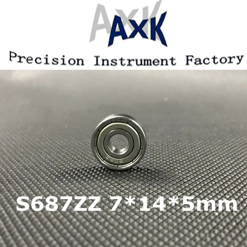 

2023 Special Offer New Arrival Free Shipping 10pcs S687zz S687 Zz Bearings 7x14x5 Mm 687zz Stainless Steel Ball Ddl-1470zz