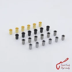 1 Set (6Pcs) GuitarFamily Through Body String Ferrules / String Bushings  For Electric Guitar Back  ( #0124 ) MADE IN KOREA