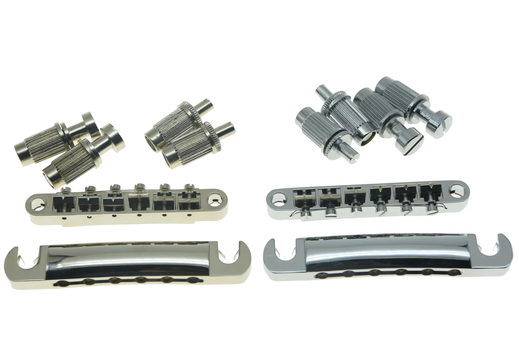 Genuine Epi LP Guitar Tune-O-Matic Bridge and Tailpiece Electric Guitar Bridge Set Hot Selling Chrome/Nickel Fits Epiphone