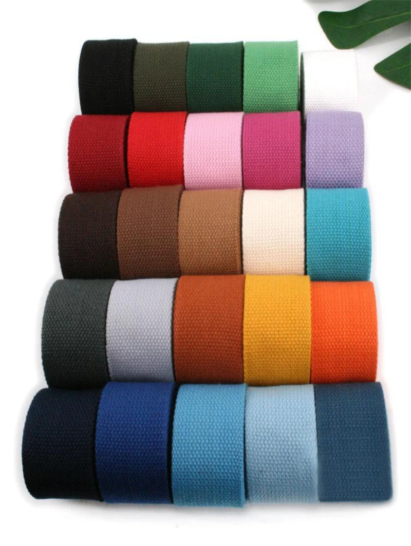 10 meter 30mm Width Canvas Ribbon Polyester Cotton Webbing Strap Sewing Bag Belt Accessories For Belt Making Sewing DIY Craft