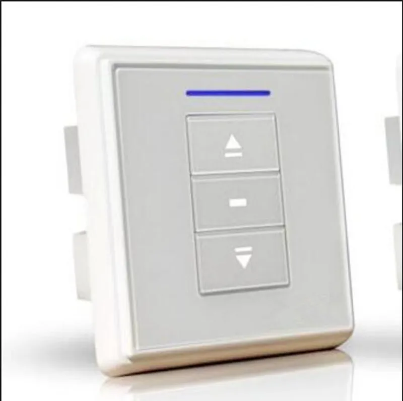 Smarthome Push Button Wanel Switch  Wall Light or Curtain Switch 2gang 2way 110~240V ACinput To DC output,1 Way or Two way