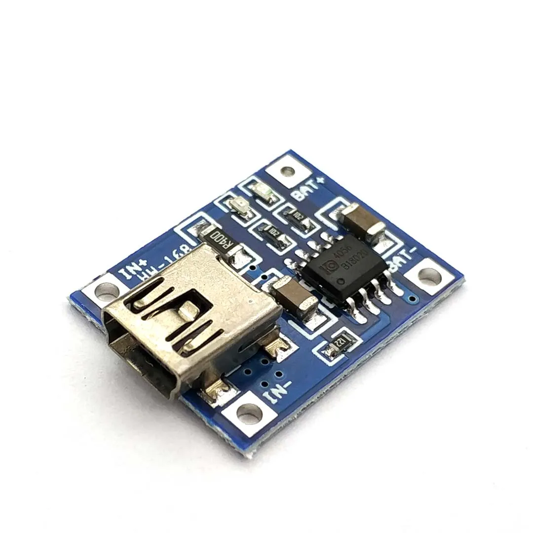 TP4056 5V 1A MiNi USB 18650 Lithium Battery Charging Board Charger Module+Protection Dual Functions