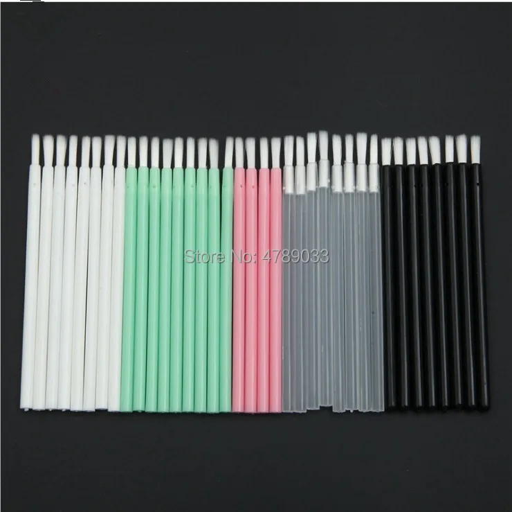 Free Shipping 1000pcs Disposable Lip Brush Lipstick Gloss Wands Applicator Makeup Tool Made of plastic and nylon cheap cosmetic