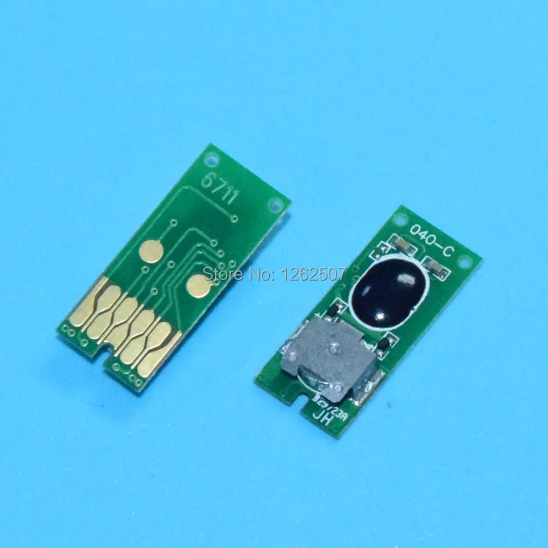 2Pcs T6710 T6711 T6712 T6713 T6714 T6715 T6716 T04D0 T04D1 T3661 F170 F570 C9344 C9345 Maintenance Box Chip For Epson Printers