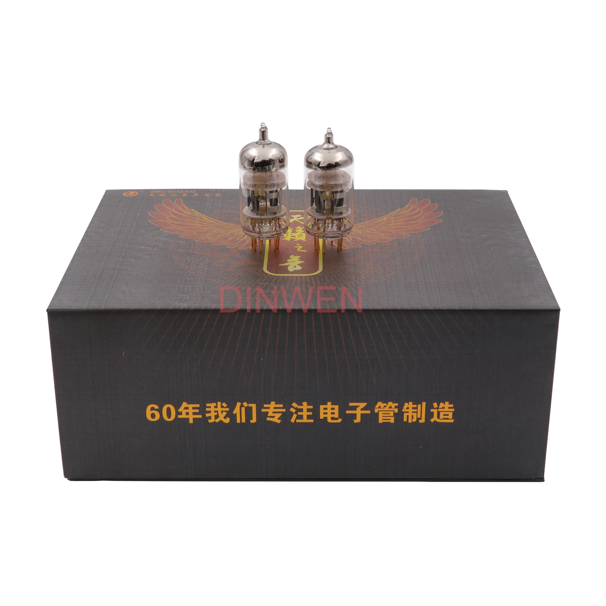 Shuguang Natural Sound 12AT7-T/12AU7-T/12AX7-T Vacuum Tube Replace ECC83 ECC82 12AU7 ECC81 12AT7 6N4 Hifi Audio Tube AMP DIY