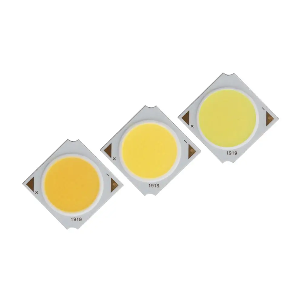 

10PCS 19mm 17mm Square Aluminum Board LED COB Strip Light Source Module 10W 15W 20W 30W 120LM/W Bulb Lamp Epistar Chip