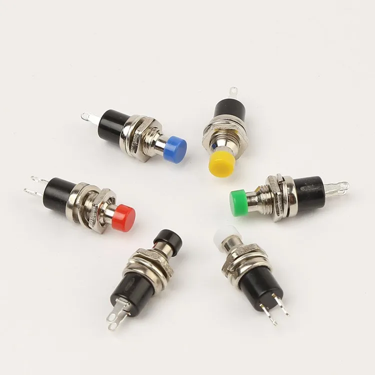 10Pcs 7mm Normally Closed/Open Mini Momentary Push Button Switch SPST PBS-110