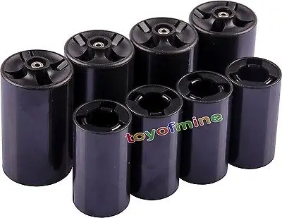 4 個のコンバータ aa c サイズバッテリー + 4 個アダプタ aa d サイズスイッチャーホルダー