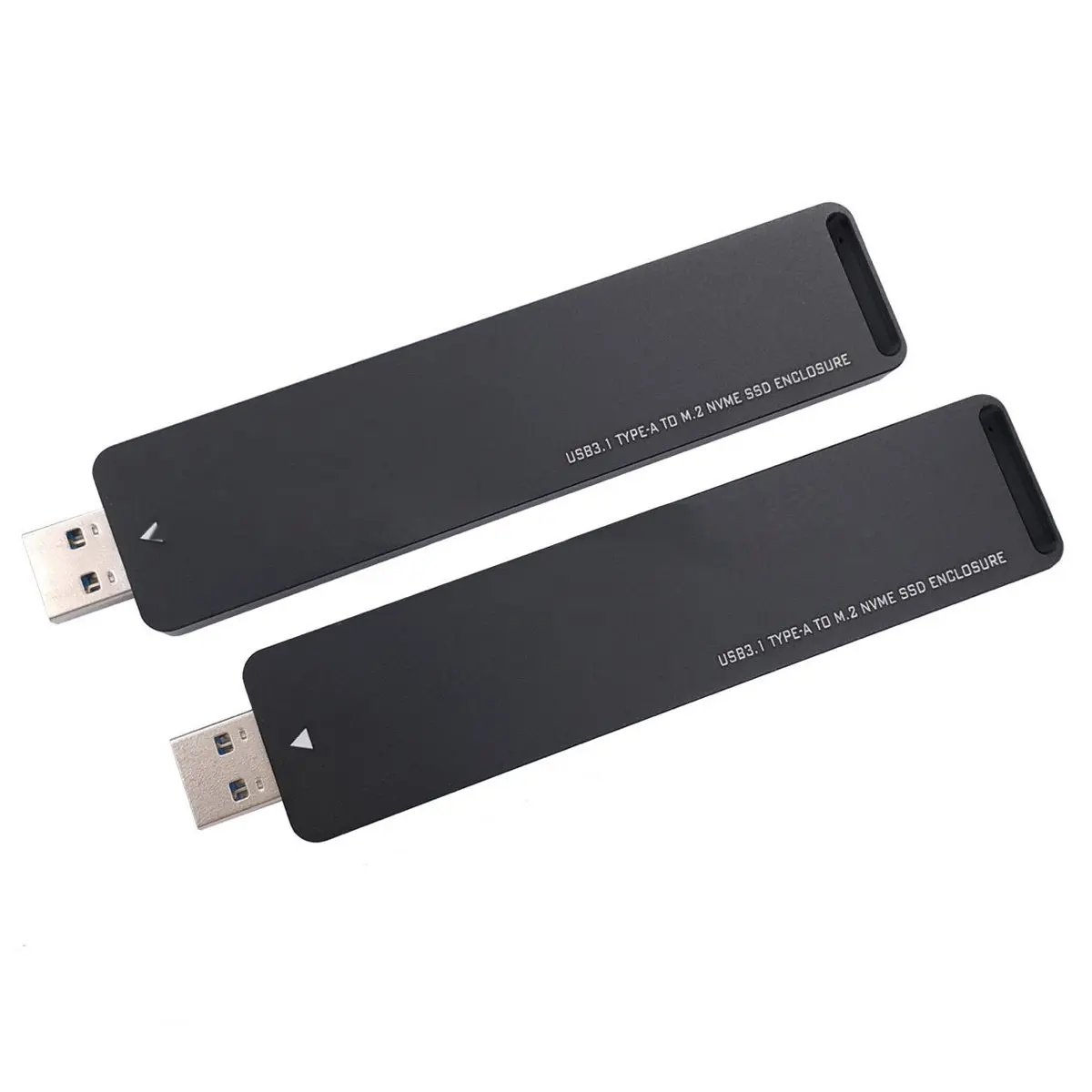 

Metal External M.2 to 10Gbps USB 3.0 NVMe PCIe 3.0 SSD Enclosure Case M Key NGFF USB3.1 HDD Box Cable Adapter