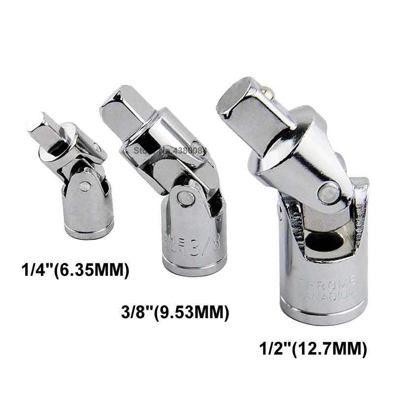 Wielofunkcyjny uniwersalny klucz nasadowy rękaw 1/4 "3/8" 1/2 "przystawka kątowa Bar adapter gniazda do kluczy grzechotkowych narzędzia