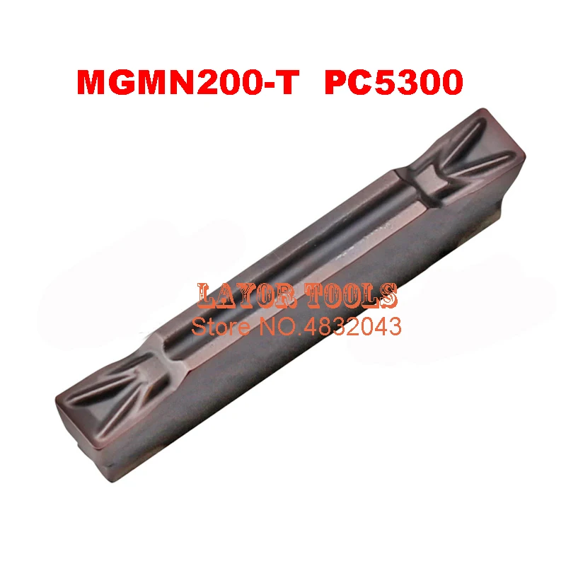 

MGMN200-T PC5300, Two-headed Cnc Cutting Use For Steel Carbide Coating Turning Insert For Grooving Holder Mgehr & Mgivr