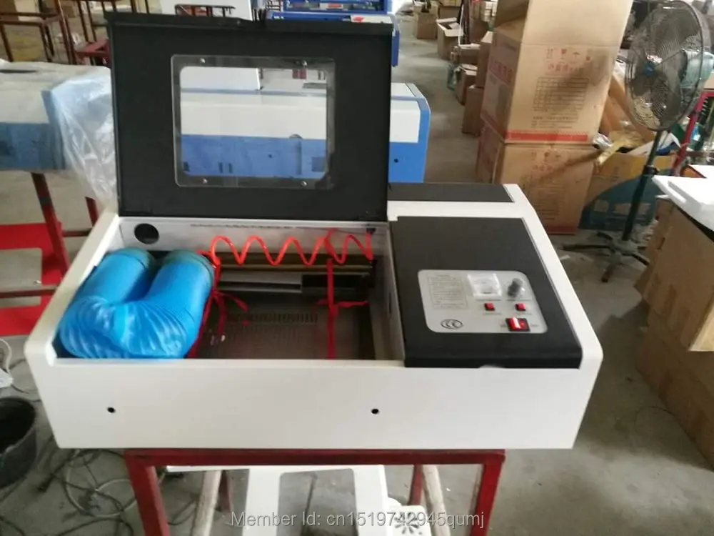 Water cooling and protection system sealed CO2 glass tube laser engraving cutting machine 3020 40w