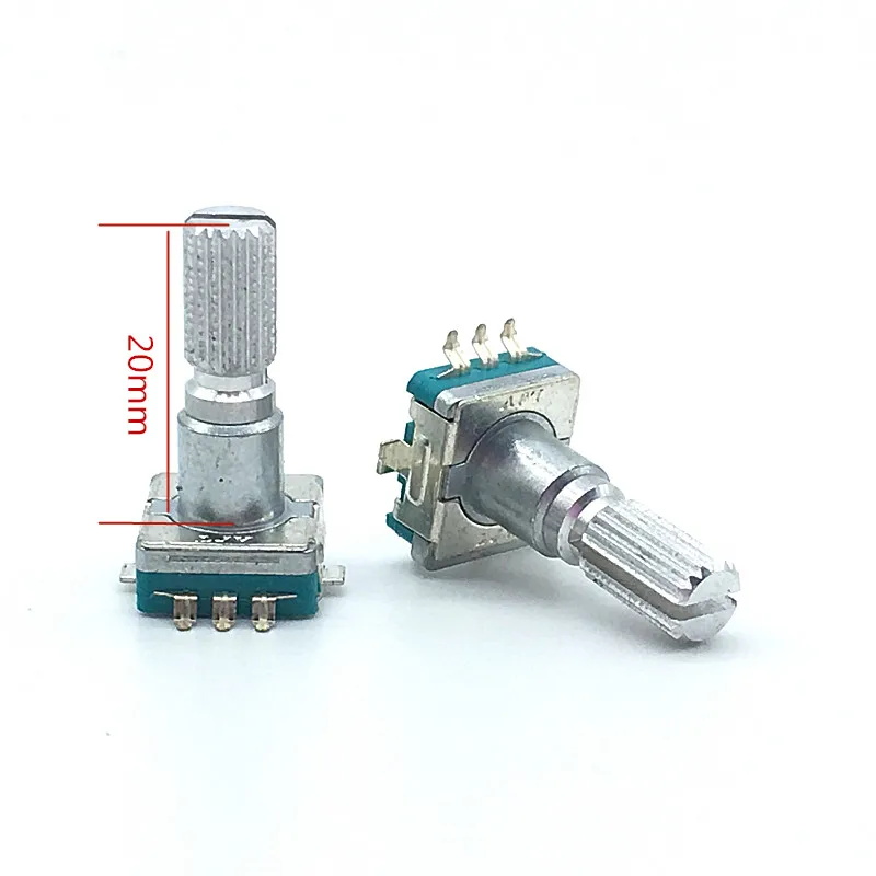 

1000pcs EC11 Encoder Switch Without Push Button Turn Left or Right Self Reset Rotary Encoder 5pin SMD Type 20mm Plum Shaft