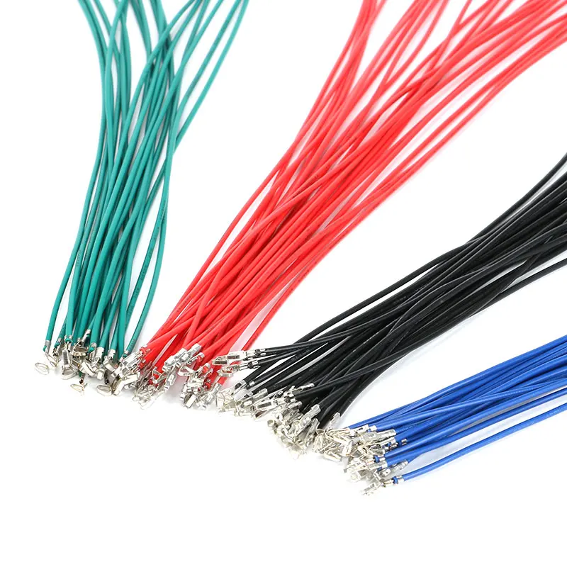 20pcs KF2510 Terminal Electronic Wire 2.54mm Connecting Line Single Head Crimping Cable 24AWG