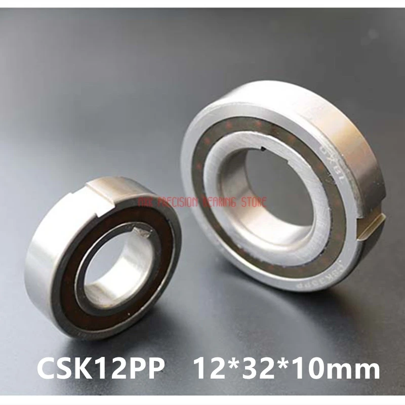 Limited 5pcs Csk12pp 10mm One Way Clutch Bearing With Keyway 12*32*10 Mm Free Wheel Backstop Bearings