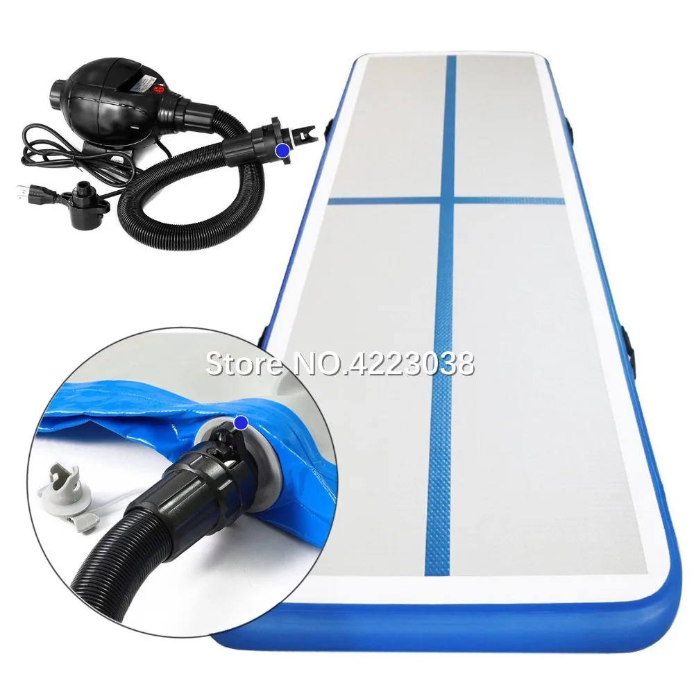 

4m Air Track Inflatable Gymnastics Tumbling Air Track Mat with Electric Air Pump for Cheerleading/Practice Gymnastics/Beach/Park