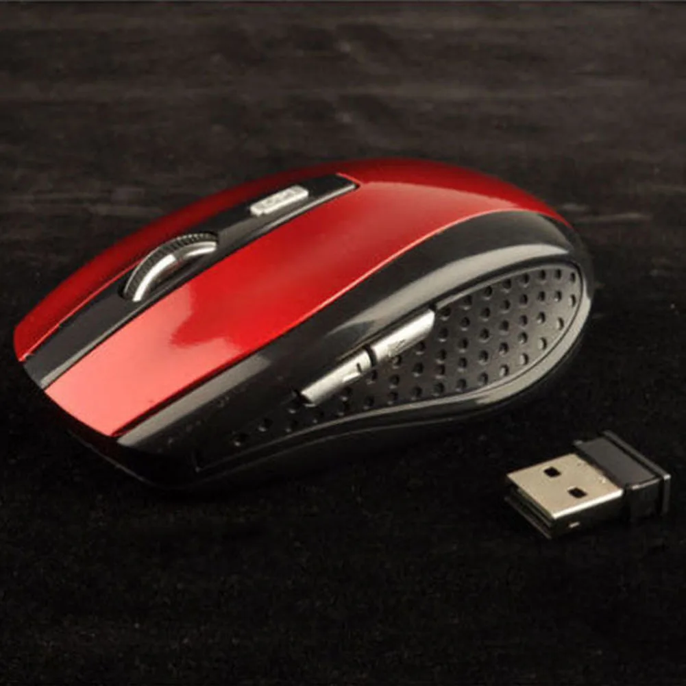 2.4GHz Wireless Gaming Mouse 1200DPI Ergonomic USB Receiver Mice for PC Laptop Mice