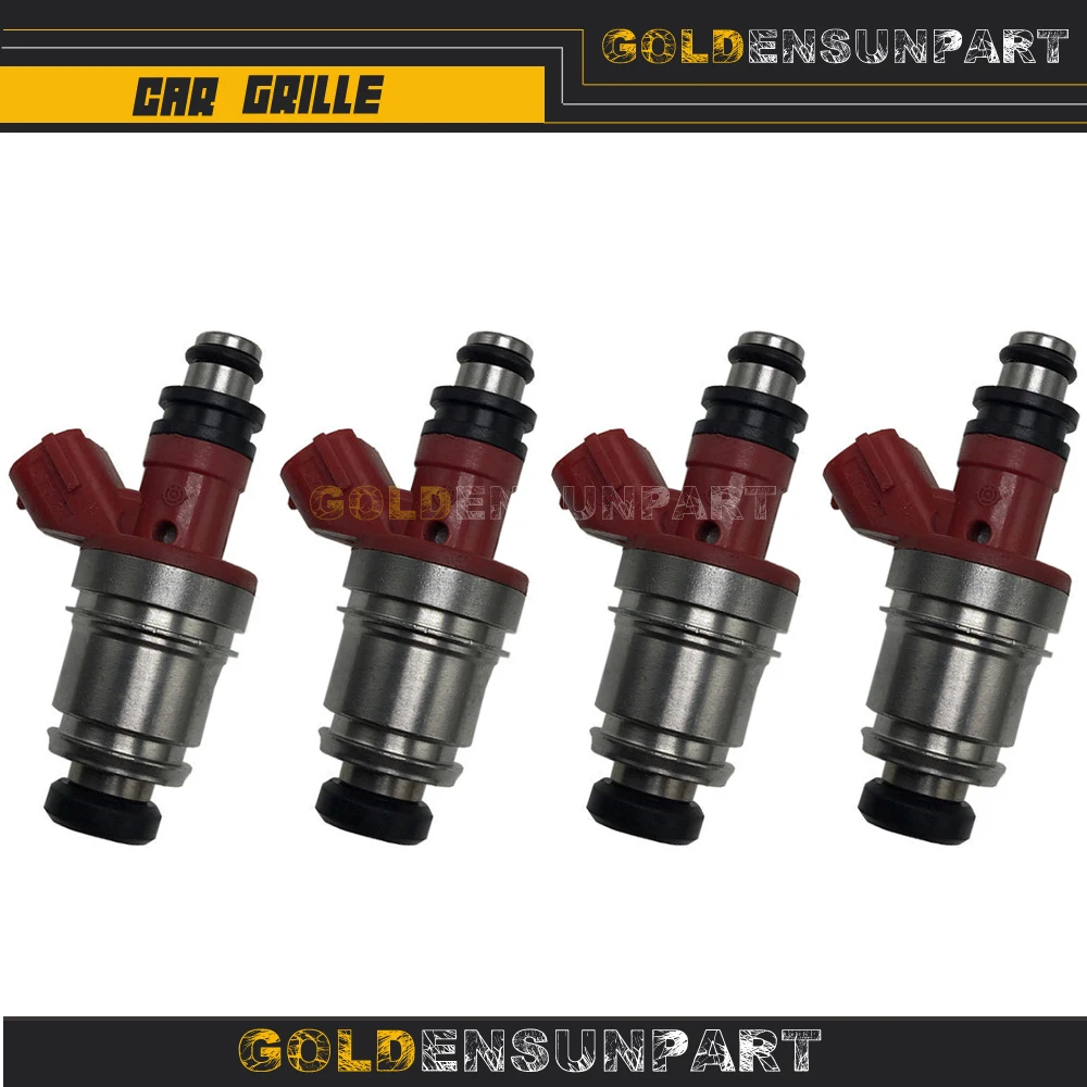 Set of 4 Fuel Injector Nozzle 15710-77EA0 JS28-2 for 1994-03 Suzuki-Isuzu-Honda 1.8-2.0-2.3-2.6 JS28-2 8-97079532-0