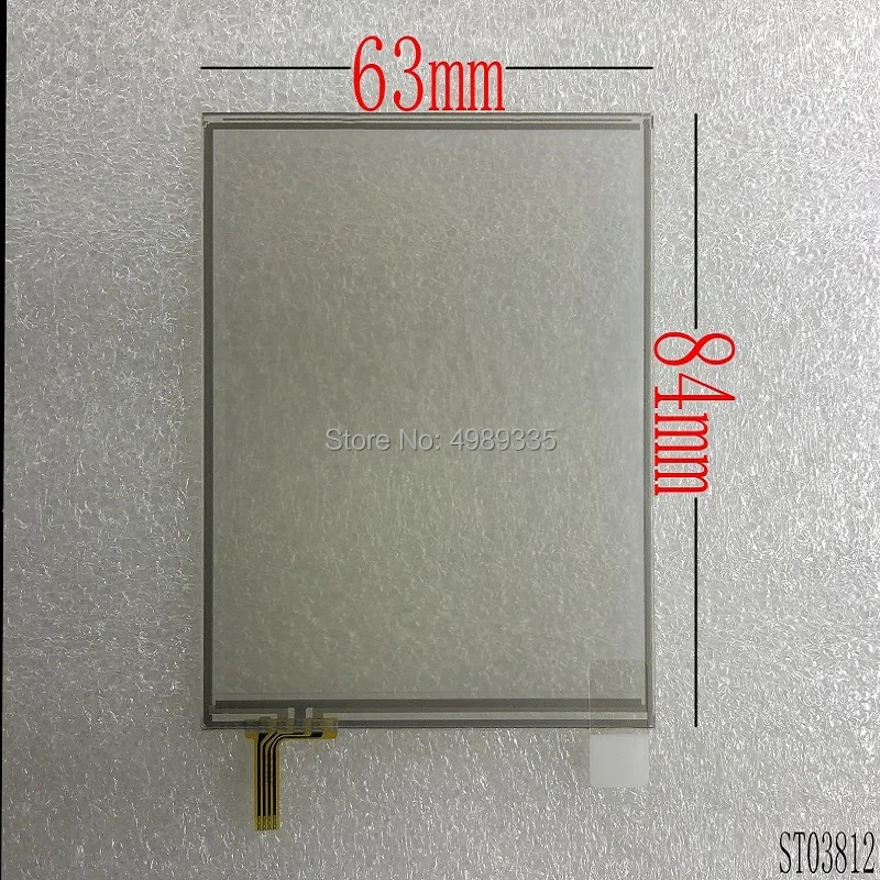 Tela táctil resistive 84mmx63mm do tela táctil de 4 fios de 3.8 polegadas