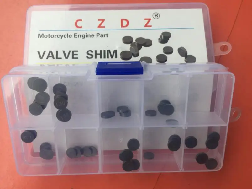 81pcs  Adjustable Valve Shims for  YZF250 model 2009 Thickness 1.20-2.5mm  3 piece of each size