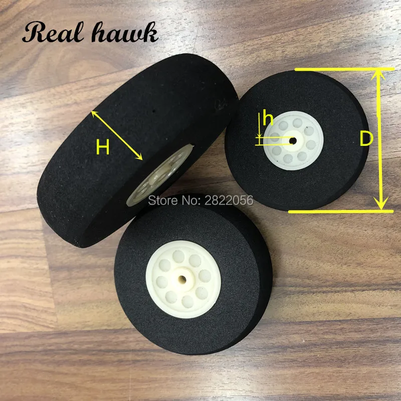 1pcs/lot High quality Airplane Wheels diamete 30/35/40/45/50/55/60/65/70/75/80/90mm Airplane sponge wheels sponge tire