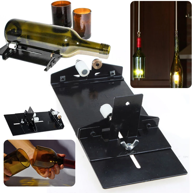 Diy Rvs Flessen Schneider Cutter Wijn Bier Glas Cutter Tool