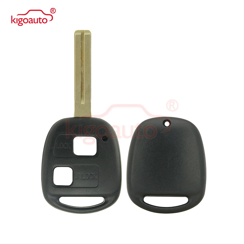 Kigoauto Remote Key Shell 2 Button for Lexus Toy48 Short Key Blade ES350 IS250 IS350 SC430 2005 2006 2007 2008