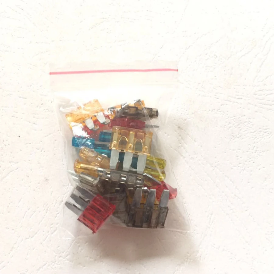 25 Pcs/lot Micro 3 Pins Fuse Automotive Car Fuse For Ford Focus Mondeo Dodge JEEP 5A 7.5A 10A 15A 20A