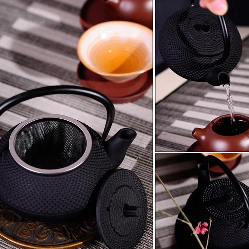 LUDA 50ml Japanese Style Cast Iron Kettle Teapot Comes + Strainer Tea Pot