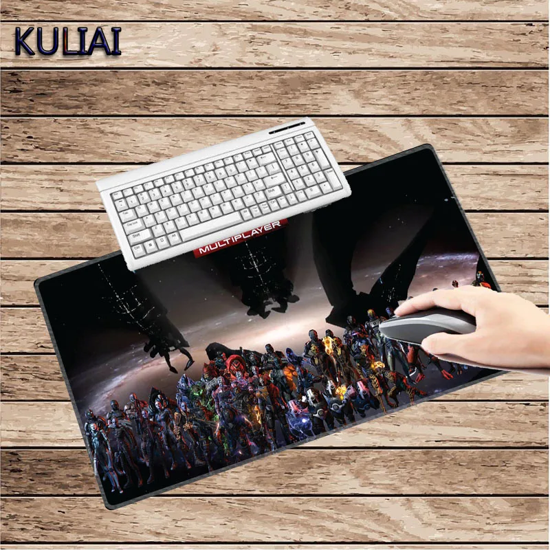 XGZ N7 White Precision Seam Rubber Mouse Pad Can Be Repeatedly Washed Mass Effect 3 Large-size Gaming PC Mousepad  Pads Mats