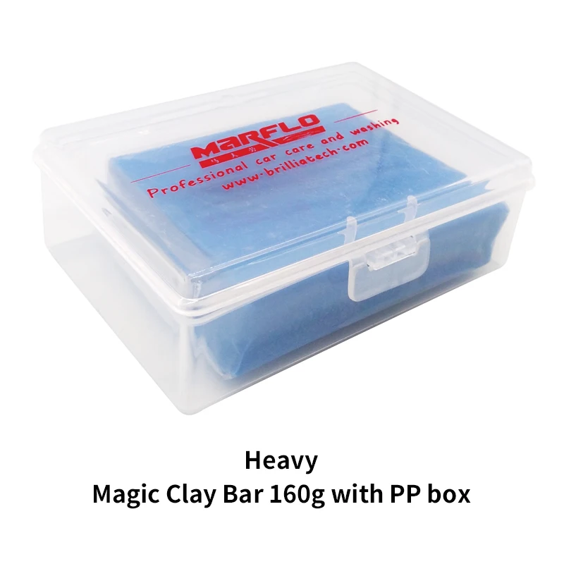 Marflo Magic Clay Bar Car Cleaning Tools Auto Detailing Brush Paint Care Clay Bar 160g Fine Medium Heavy King Grade Car Cleaner