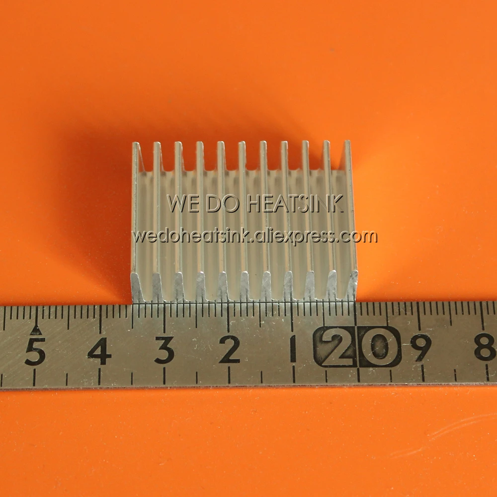 WE DO HEATSINK 5pcs 25x35x10mm DIY Extruded Epoxy Attach On Heatsink Aluminum Cooler For DIP