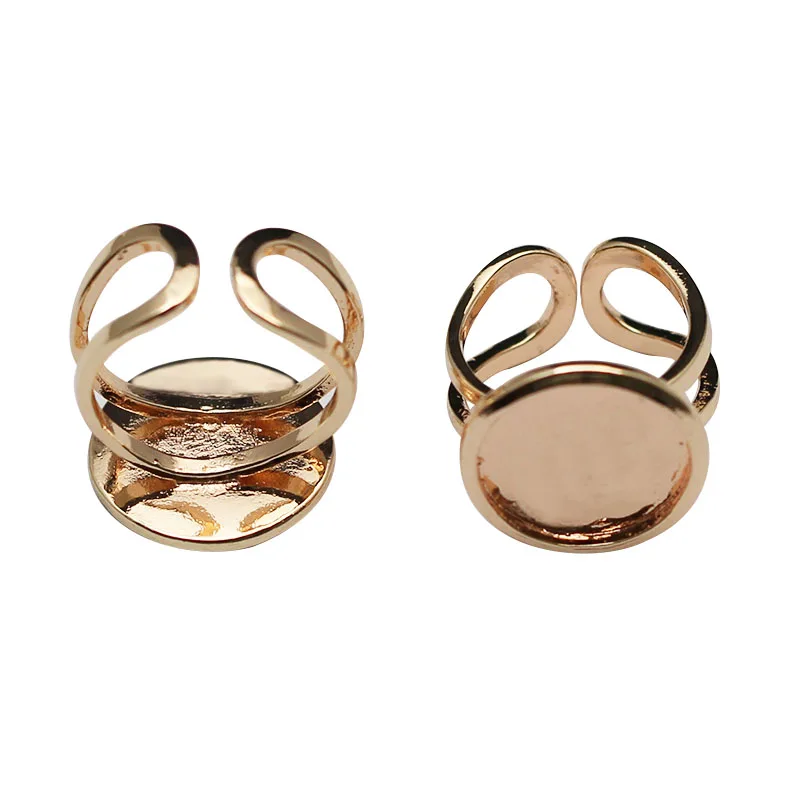 

Beadsnice ID23962smt17 Brass Cabochon Ring Base Cabochon Setting Jewellery Base Ring Jewerly Finding