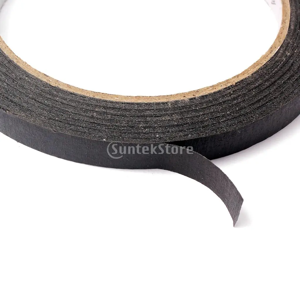 Guitar Pickup Humbucker Black PVC Electrical Insulation Adhesive Tape W 8mm