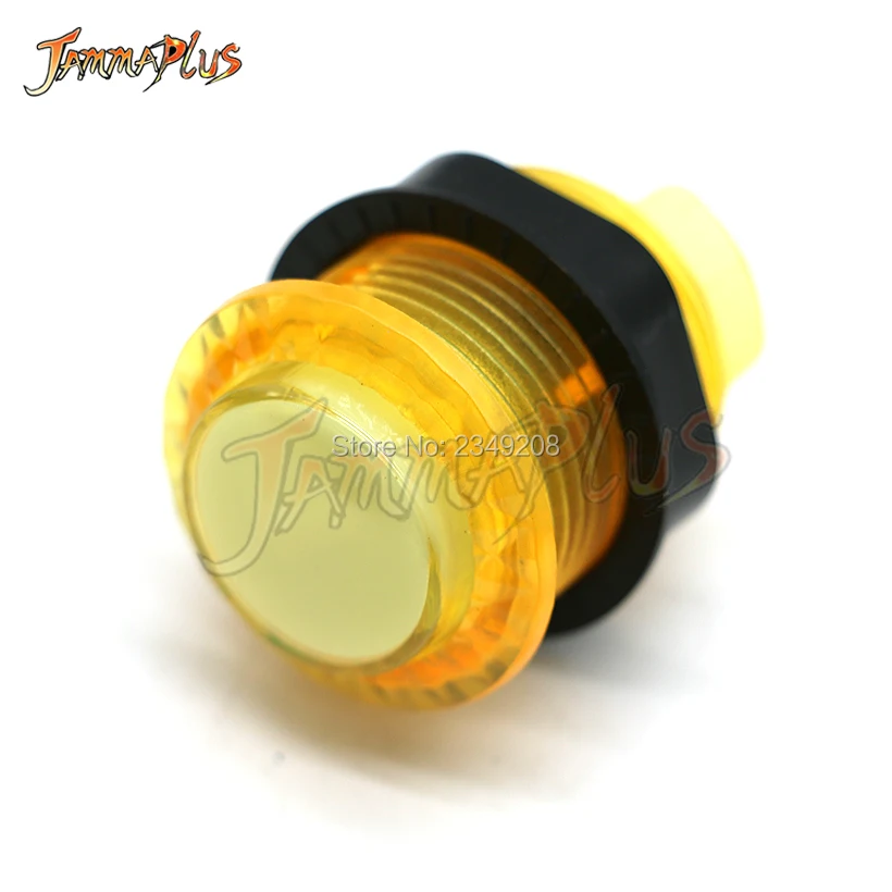 1 Pcs Arcade Push Tombol 28 Mm dan 24 Mm LED Diterangi 5 V Push Tombol Built-In Switch untuk Arcade joystick Jamma Mama