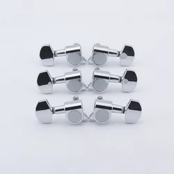 Clearance Sale. 1 Set Guitar Machine Heads Tuners Chrome 【Made in Korea】