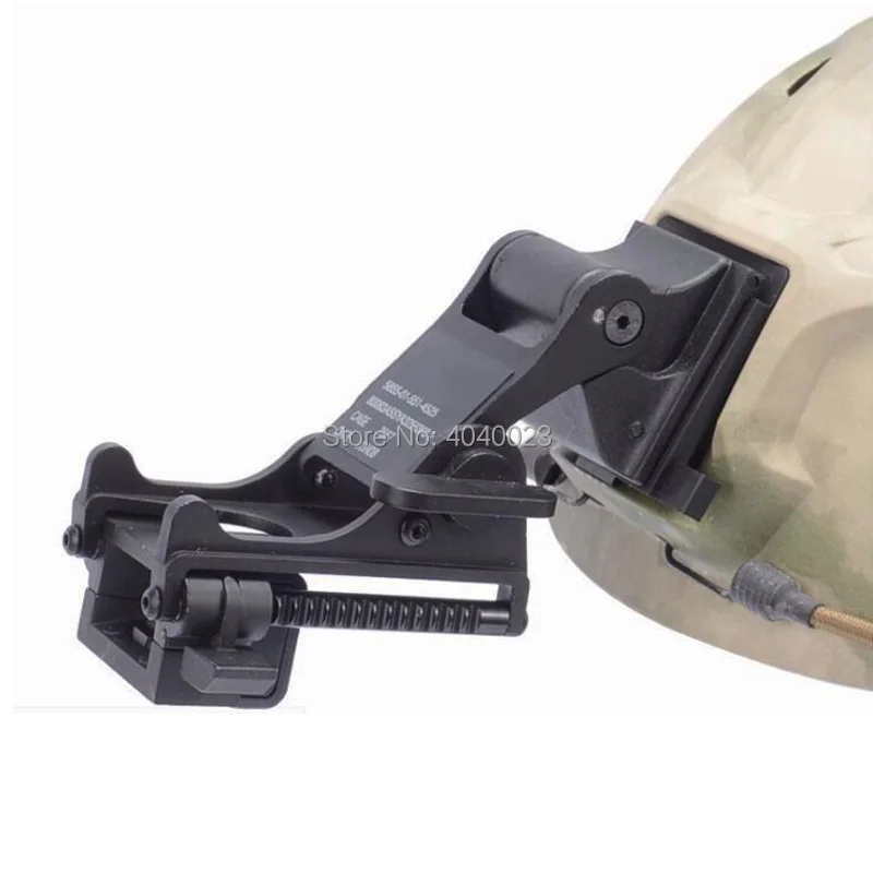 NVG Tactical Helmet Mount for Night Vision Scope PSV-7 and PVS-14, Black Optics