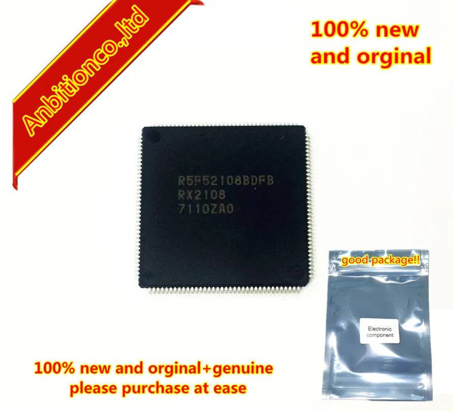 

10pcs 100% new and orginal R5F52108BDFB QFP in stock