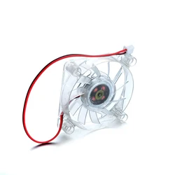 New 1pcs Transparent DC 5V 0.21A 1.05W 60*60*12mm Fan Silent Cooler Small Clear PC Fan Mini Cooling Fan for Computer Cooling