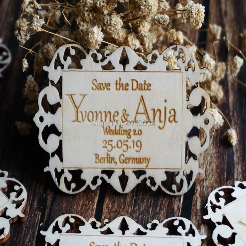 Rustic Save the Date, Laser Engraved Card, Venue Location, Wedding Website, Vintage Invitation, Backyard Wedding