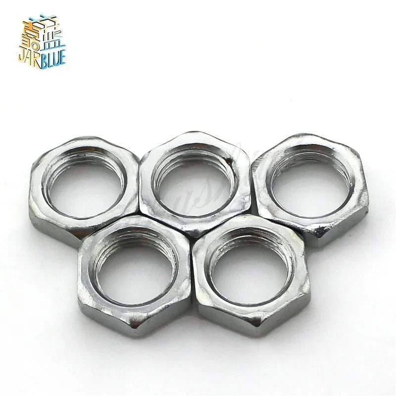 

M8 M10 M12 M14 M16 White Zinc Fine Tooth Nut Light Nut Fine Tooth Nut Thin Nut