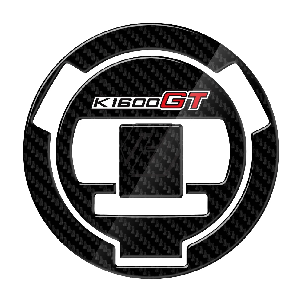 3D Carbon-look Motorcycle Fuel Gas Cap Protector Decals Case for BMW K1600GT K1600 GT