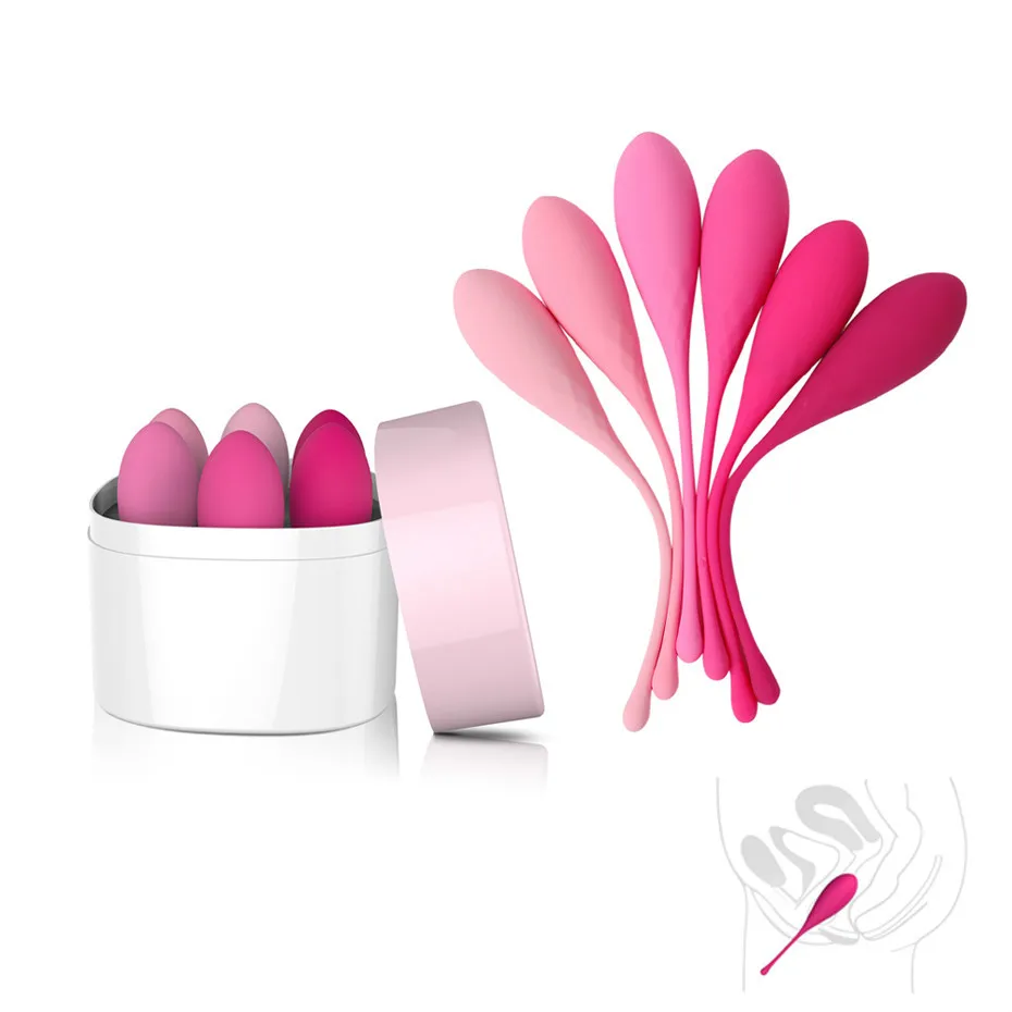 6Pcs/set Geisha Ben Wa Ball Kegel Vaginal Irritation Exercise Tight Training Ball Sex Toy For Women Love Egg Adult Products