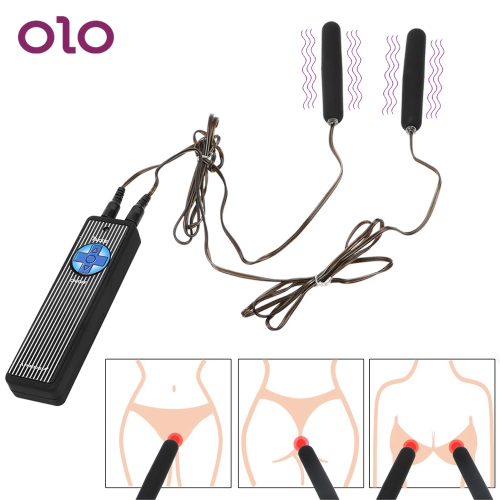 OLO Bullet Vibrator Double Vibrating Jump Egg 7 Speed Sex Toys for Women Nipple Massage Strong Vibration Clitoris Stimulator