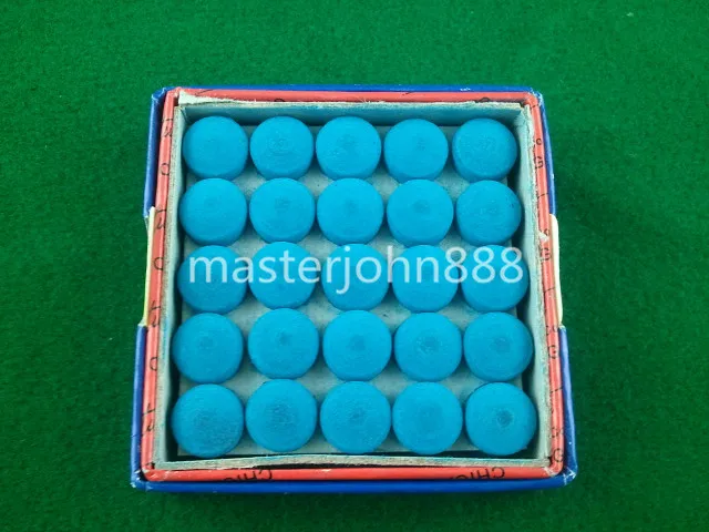 10 Boxes Glue-on Pool Billiards Snooker Cue Tips 10mm Free Shipping Wholesales