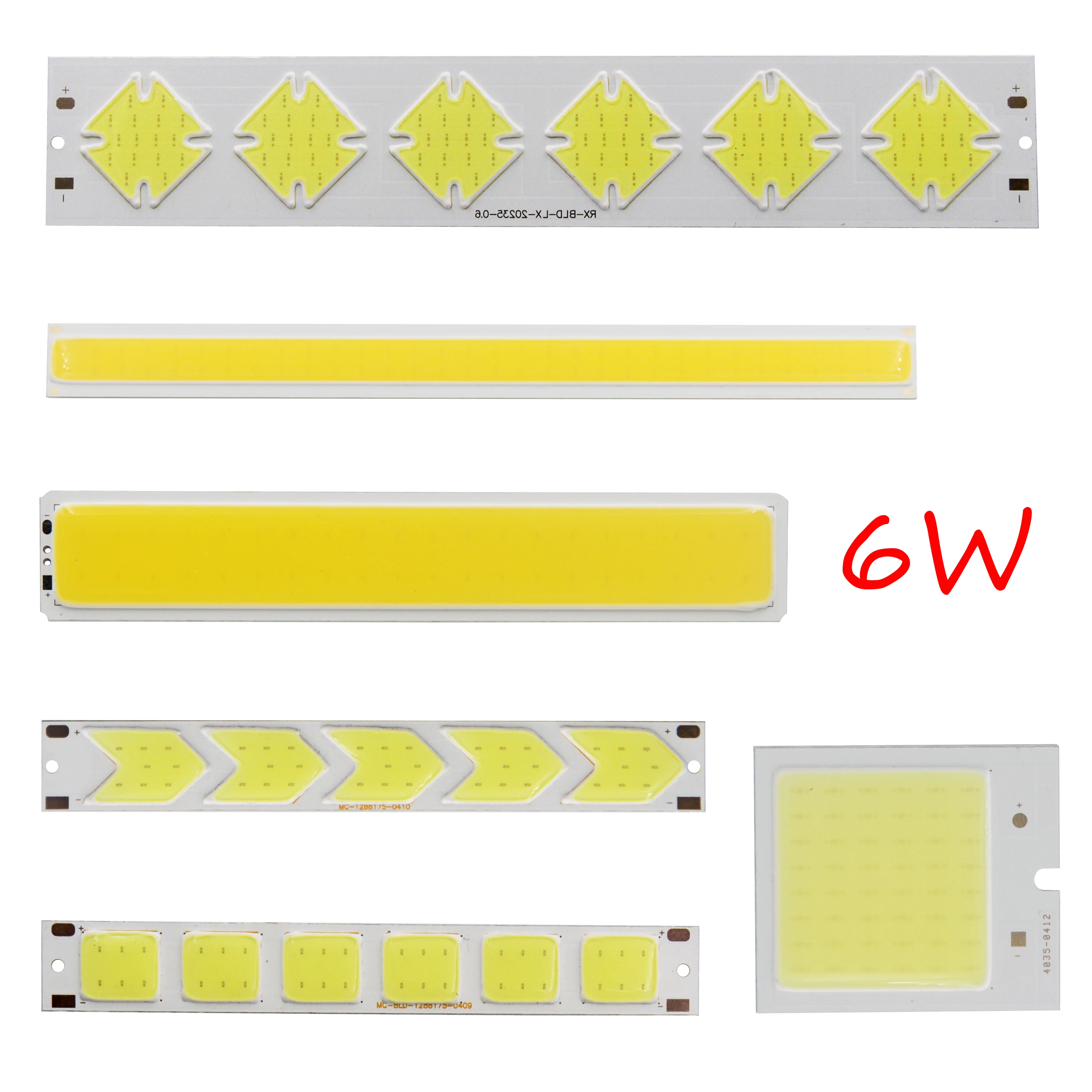 [ALLCOB] MIX 6W 12V DC led cob lamp light emitting diode panel reading light for DIY bulb cob led bar strip chip source