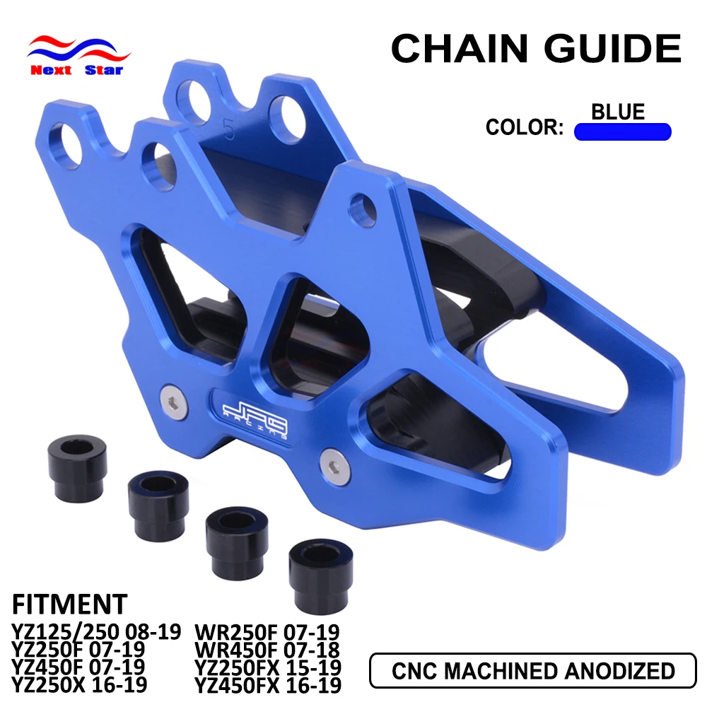 Chain Guard Guide Motorcycle Aluminum For Yamaha YZ125 YZ250 YZ250F YZ450F WR250F YZ WR 125 250 250X 450F 450 F FX 2007-2022